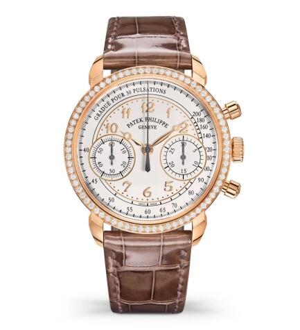 Replica Watch Patek Philippe Chronograph 7150 Rose Gold Silver 7150/250R-001